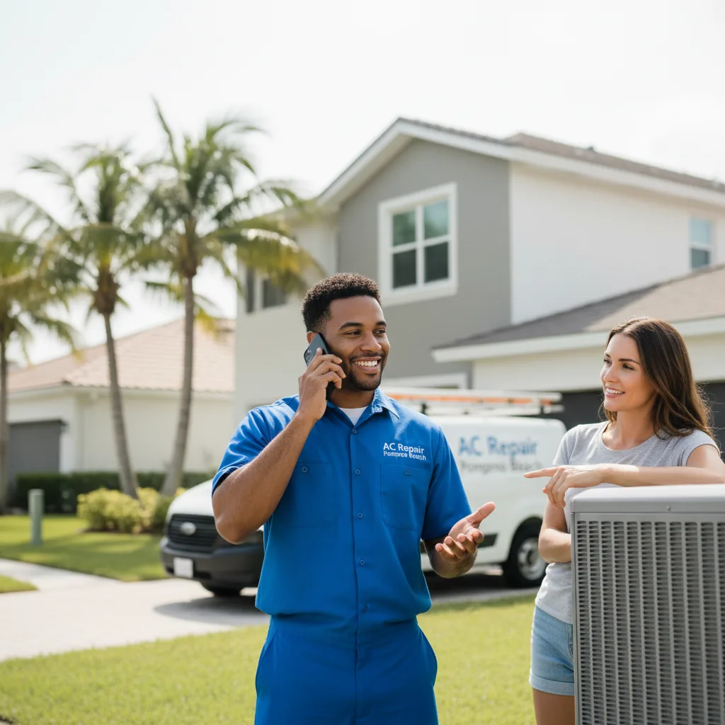 AC Repair Pompano Beach customer support in Meraux